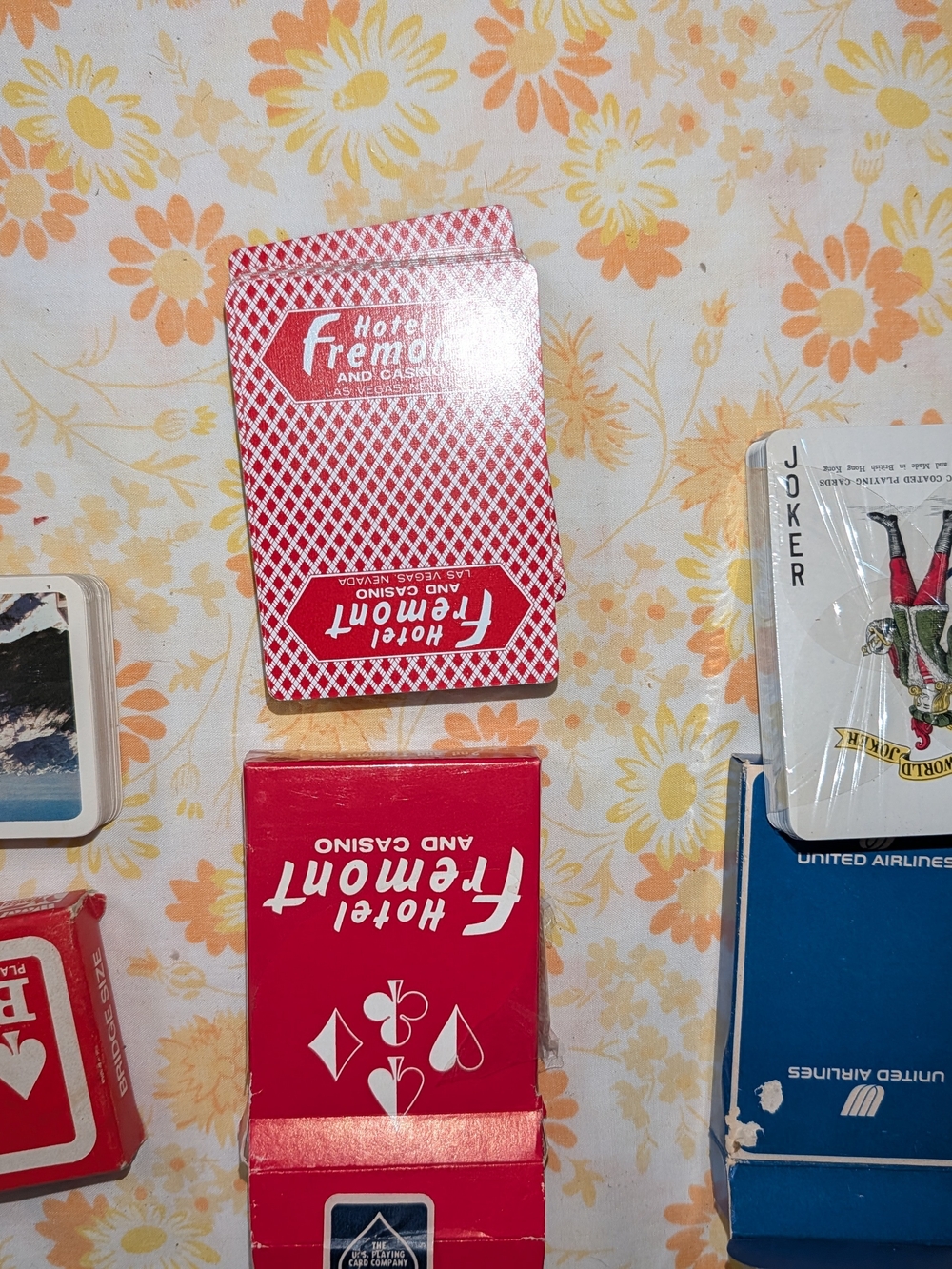 Hotel Fremont Casino Playing Cards - Red Back Design